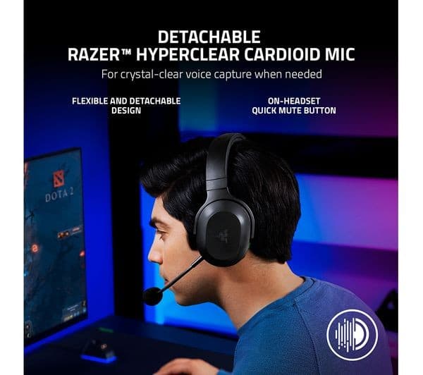 Razer Barracuda X Wireless Gaming Headset - Black - Image 6