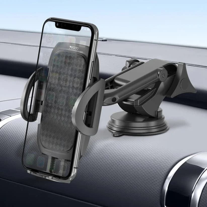 Yesido C111 Car Holder, 4.5inch - 6.8inch, Black - Image 2