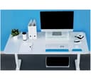 LEITZ Ergo WOW Adjustable Keyboard Wrist Rest Blue thumbnail 2