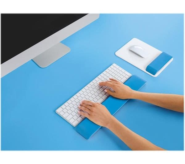LEITZ Ergo WOW Adjustable Keyboard Wrist Rest Blue - Image 3