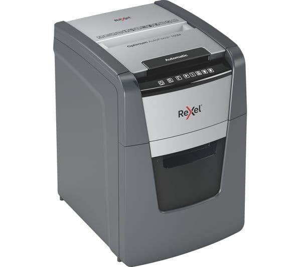REXEL Optimum AutoFeed+ 100M 34L P5 Micro Cut Paper Shredder - Image 1