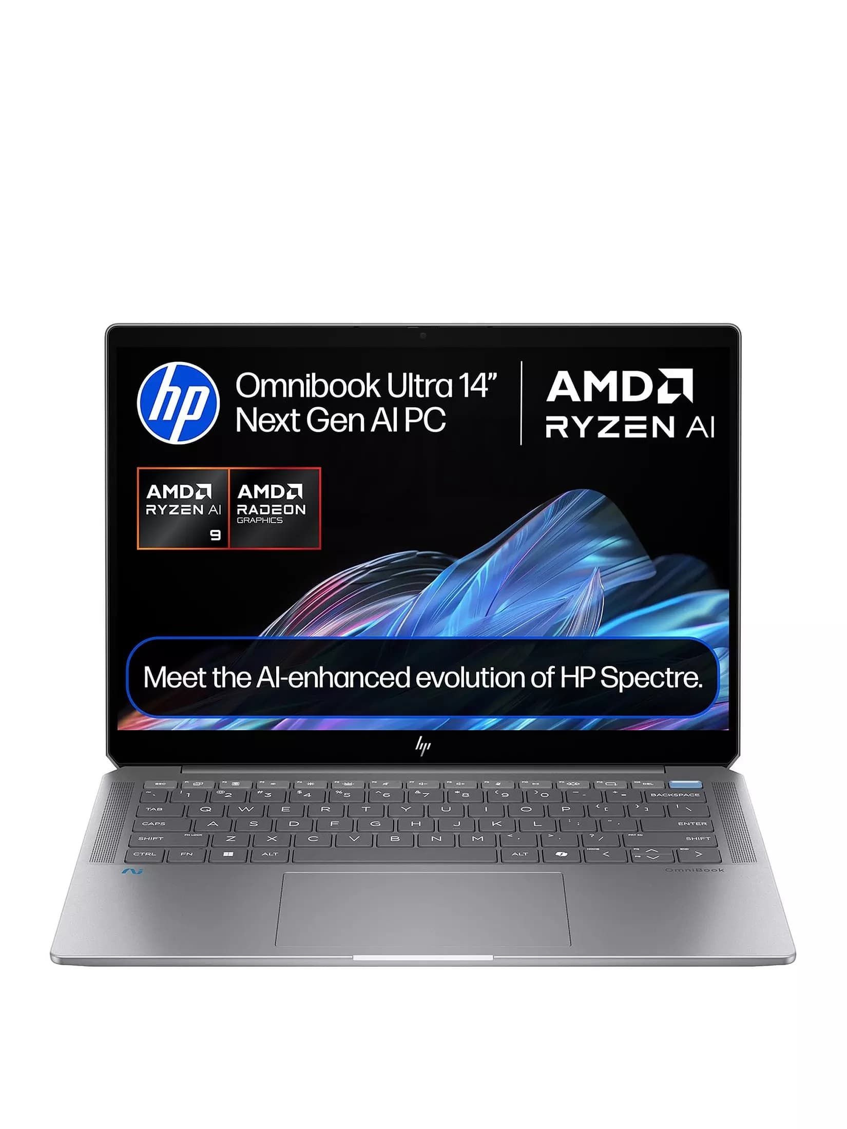 HP OmniBook Ultra 14-fd0001na Copilot+ PC Ryzen AI 9 16GB 1TB Touch Laptop - Silver