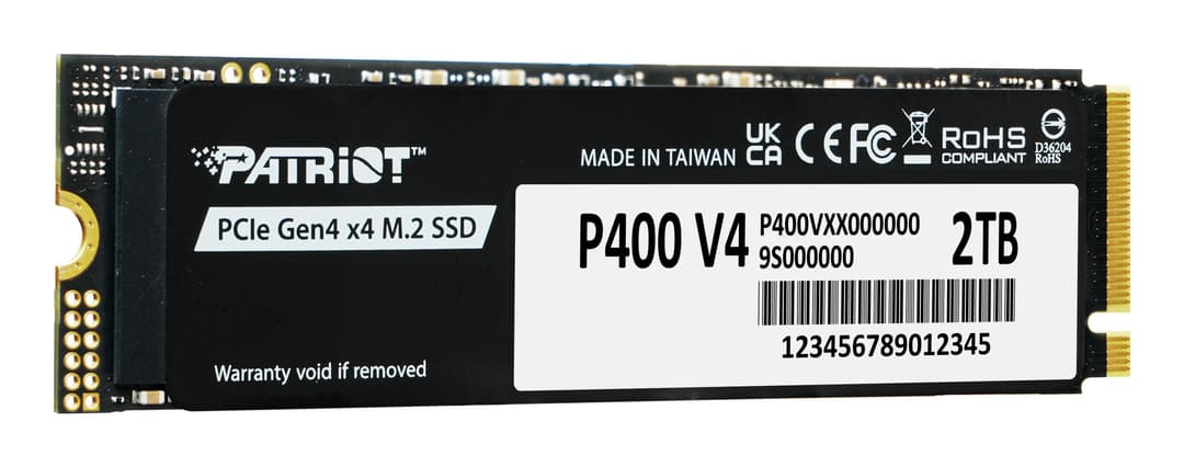 Patriot Memory P400 V4 2 TB M.2 PCI Express 4.0 NVMe - Image 2