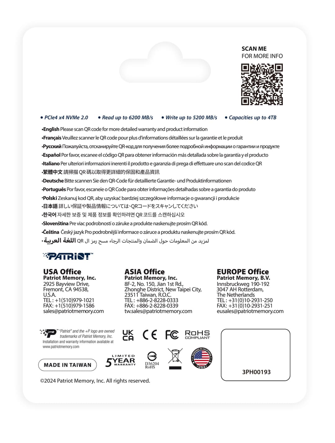 Patriot Memory P400 V4 2 TB M.2 PCI Express 4.0 NVMe - Image 5