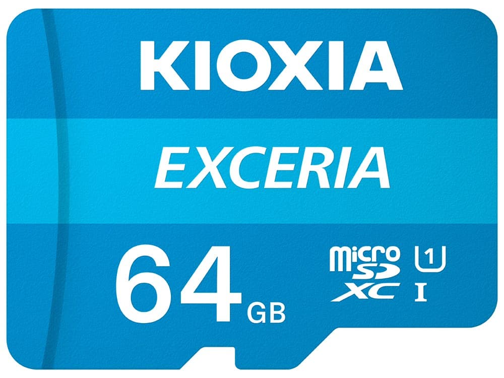 Kioxia Exceria 64GB microSDXC UHS-I U1 Class 10 Memory Card 100MB/s - Image 1