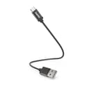 Hama USB 2.0 USB-A to USB-C Charging Cable 480 Mbit/s (00201600) - 0.2 m, Black thumbnail 1