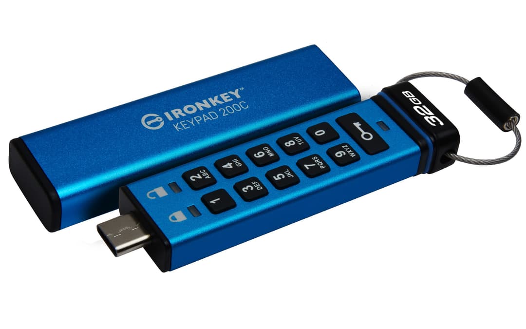 Kingston Technology IronKey 32GB USB-C Keypad 200C, FIPS 140-3 Lvl 3 (Pending) AES-256 - Image 5