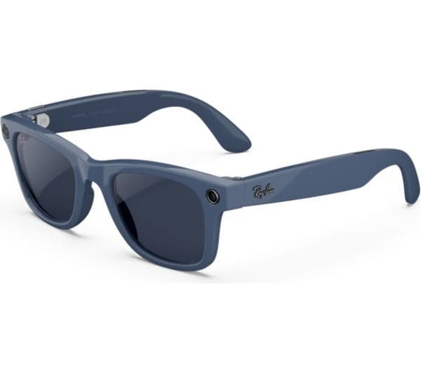 Ray-Ban Meta Wayfarer (Gen 2) Smart Glasses - Shiny Cosmic Blue, Clear to Sapphire Transitions Lenses - Standard