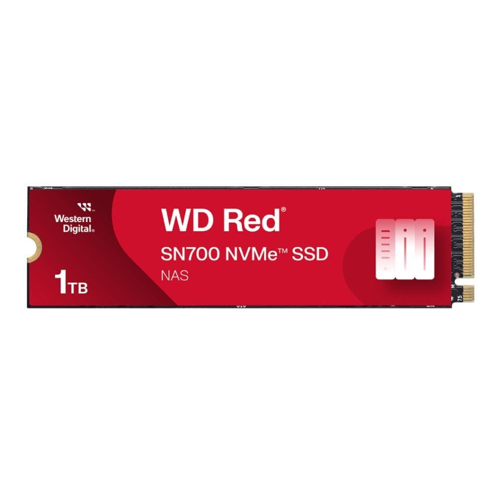 WD Red SN700 1TB NAS NVMe M.2 2280 SSD, High, Performance Storage for NAS Systems
