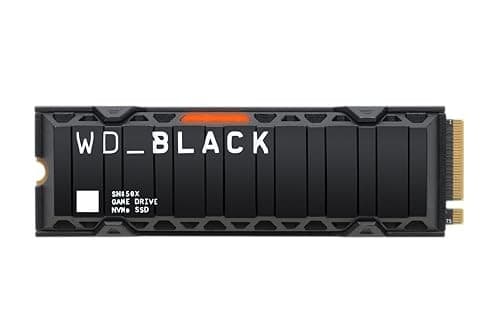 Western Digital Black SN850X with Heatsink M.2 2280 PCI Express 4.0 x4 NVMe Solid State Drive 1TB