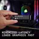 Western Digital Black SN850X with Heatsink M.2 2280 PCI Express 4.0 x4 NVMe Solid State Drive 1TB thumbnail 7