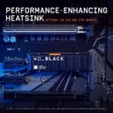 Western Digital Black SN850X with Heatsink M.2 2280 PCI Express 4.0 x4 NVMe Solid State Drive 1TB thumbnail 8