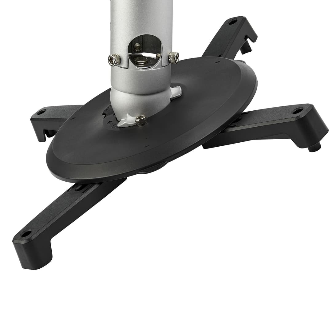 StarTech.com Universal Ceiling Projector Mount - Heavy Duty Height Adjustable/Extendable Pole Mount 5-22.7" from Ceiling - 33lb (15kg) - Tilt/Rotate - Hanging Projector Mount w/ Bracket - Image 3