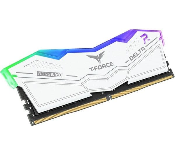 TEAMGROUP T-FORCE DELTA RGB 32 GB 8000 MHz DDR5 Memory Kit - 16 GB x 2, White - Image 3