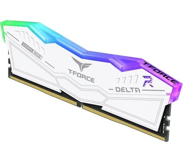TEAMGROUP T-FORCE DELTA RGB 32 GB 8000 MHz DDR5 Memory Kit - 16 GB x 2, White - Image 4