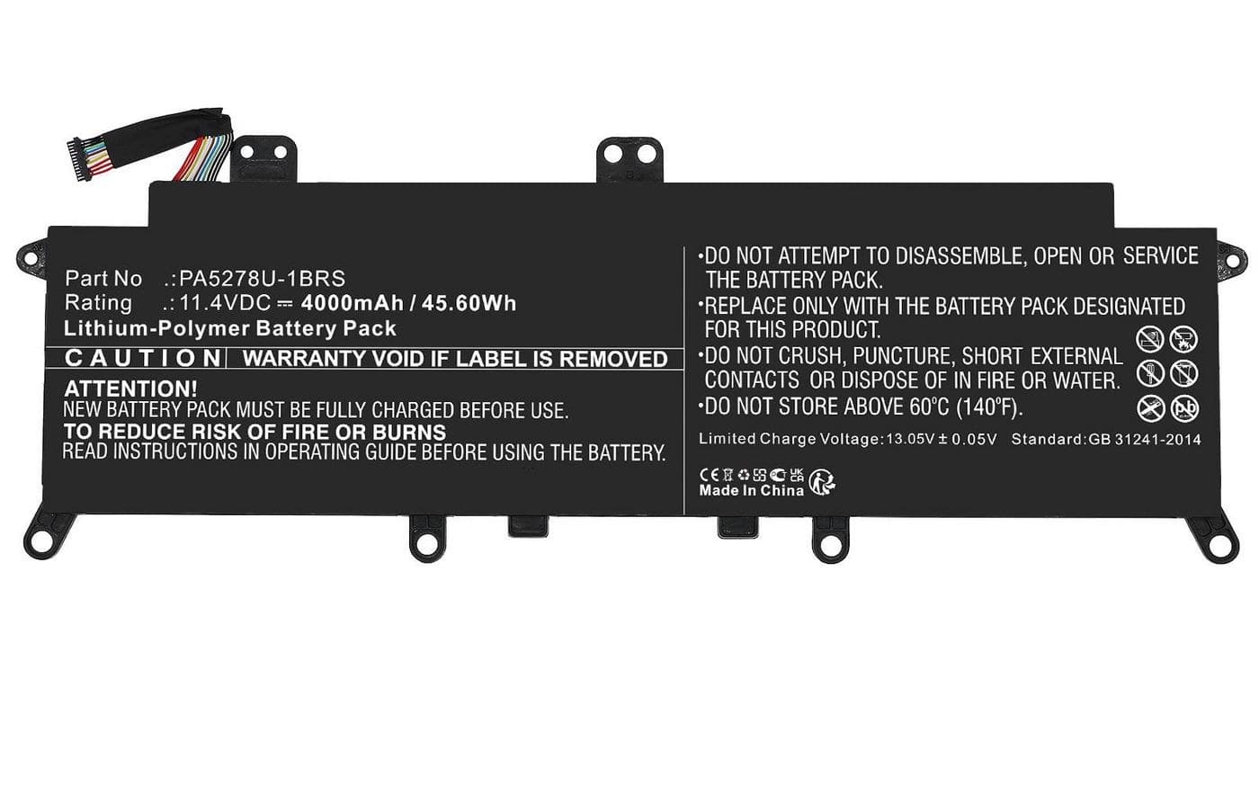 Battery 45.60Wh Li-ion 11.4V
