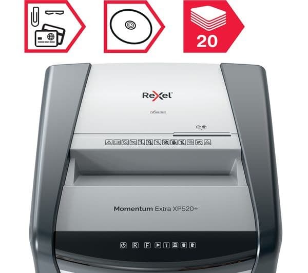 REXEL Momentum Extra XP520+ Micro Cut Paper Shredder - Image 2