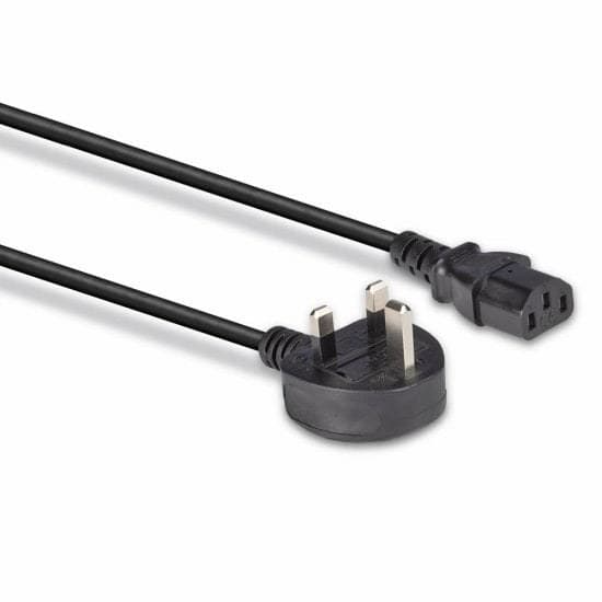 Lindy 10m UK 3 Pin Plug to IEC C13 Mains Power Cable, Black - Image 3