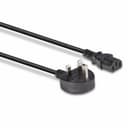 Lindy 10m UK 3 Pin Plug to IEC C13 Mains Power Cable, Black thumbnail 3
