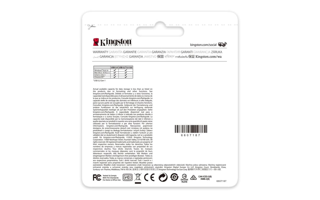Kingston Technology DataTraveler Kyson 512GB USB 3.2 Gen 1 Flash Drive - Silver - Image 5