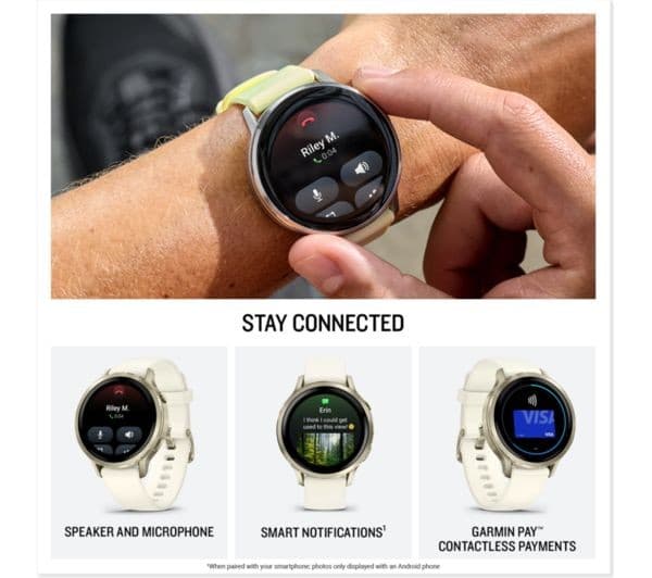 Garmin Venu 4 Smartwatch 41mm Silver - Image 4
