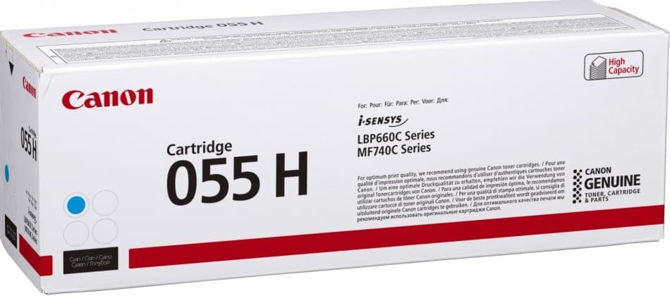 Canon 055H toner cartridge 1 pc(s) Original Cyan - Image 1