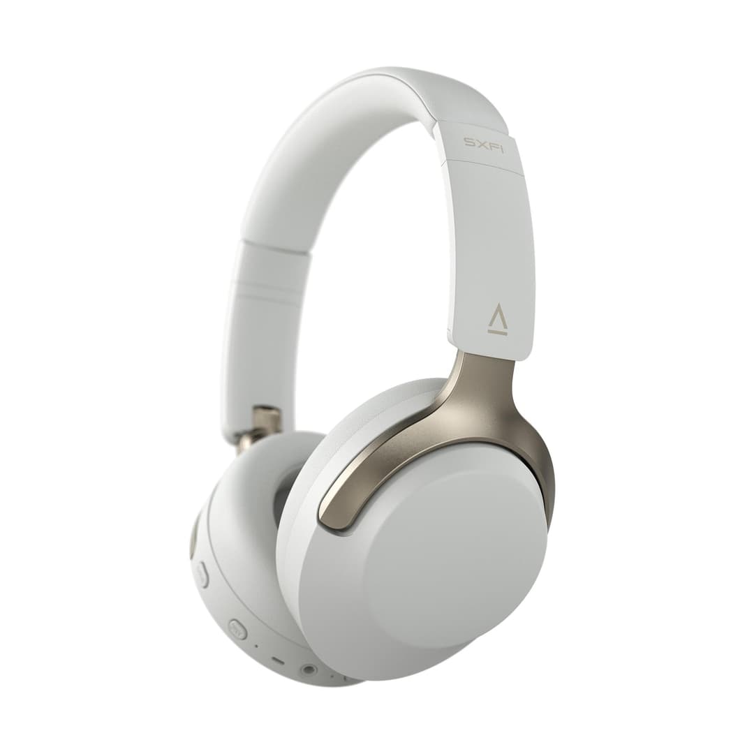 CREATIVE Zen Hybrid SXFI Wireless Over-ear Headphones with Super X-Fi Technology, Adaptive Hybrid Active Noise Cancellation, Ambient Mode, Up to 70 Hours (ANC off), Low Latency Mode (Light Grey) - Image 1