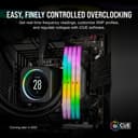 Corsair Vengeance RGB DDR5 RAM 16GB (2x8GB) Up to 5200MHz CL40 Intel XMP iCUE Compatible Computer Memory - Black thumbnail 5