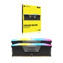 Corsair Vengeance RGB DDR5 RAM 16GB (2x8GB) Up to 5200MHz CL40 Intel XMP iCUE Compatible Computer Memory - Black thumbnail 6