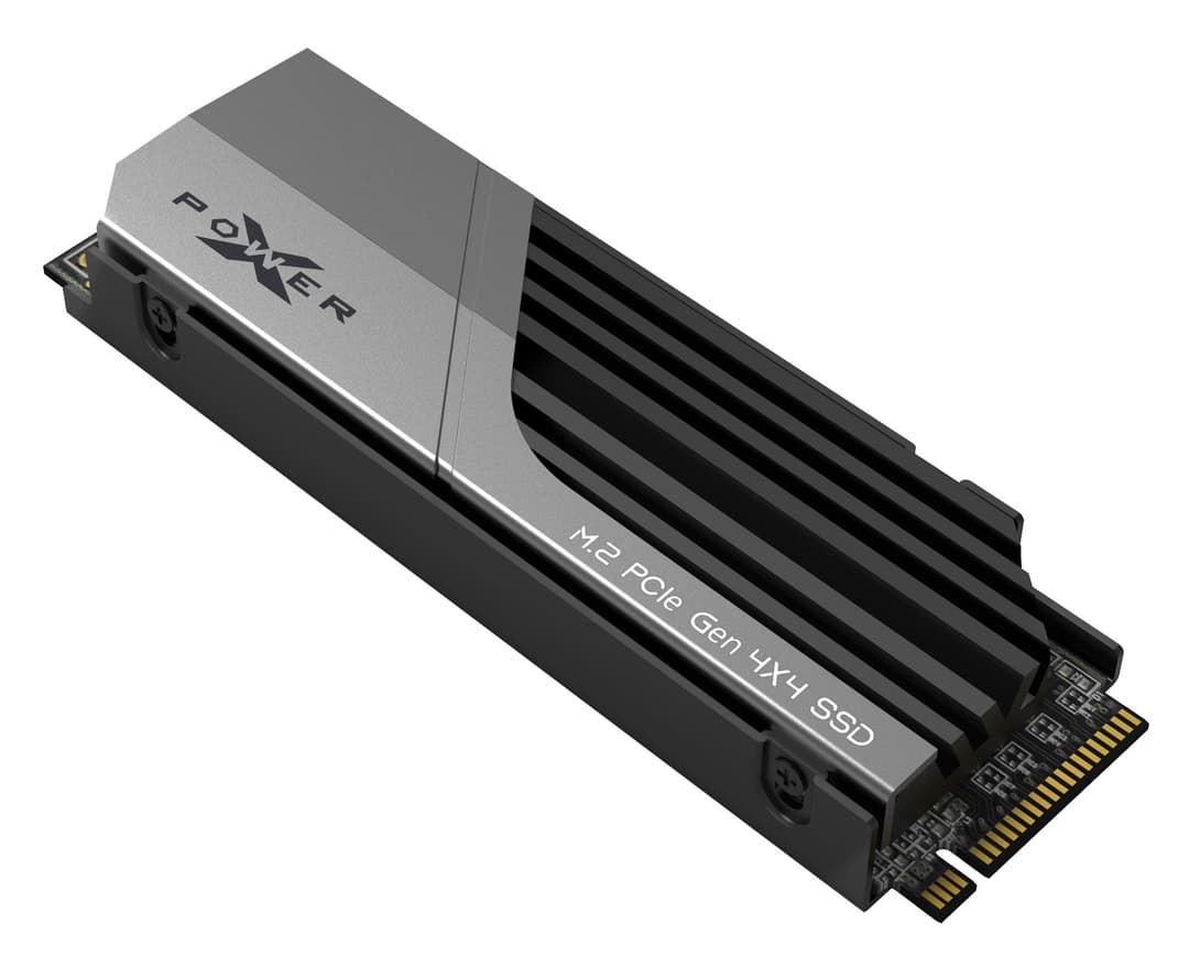 2TB Silicon Power XS70 PCIe Gen 4x4 M.2 2280 Internal SSD With Aluminum Alloy Heatsink - Image 1