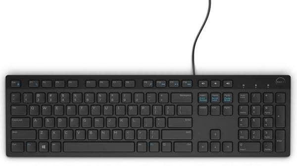 Dell KB216 Multimedia Wired USB Keyboard Black - French AZERTY