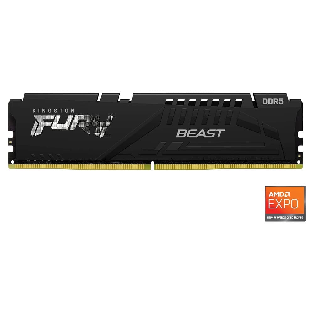 Kingston FURY Beast Black DDR5 5600MT/s CL36 Desktop Memory Kit - 32GB (2 x 16GB) - Image 2