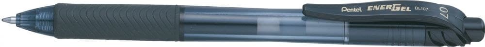 Pentel Energel X Black Gel Retractable Gel Rollerball 0.7mm Tip Pack of 12