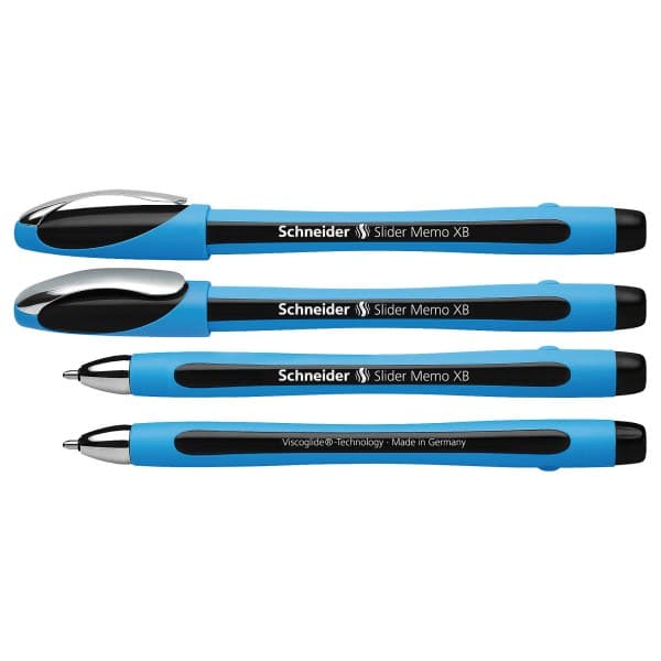Schneider Slider Memo XB Ballpoint Pen, Black (150201)
