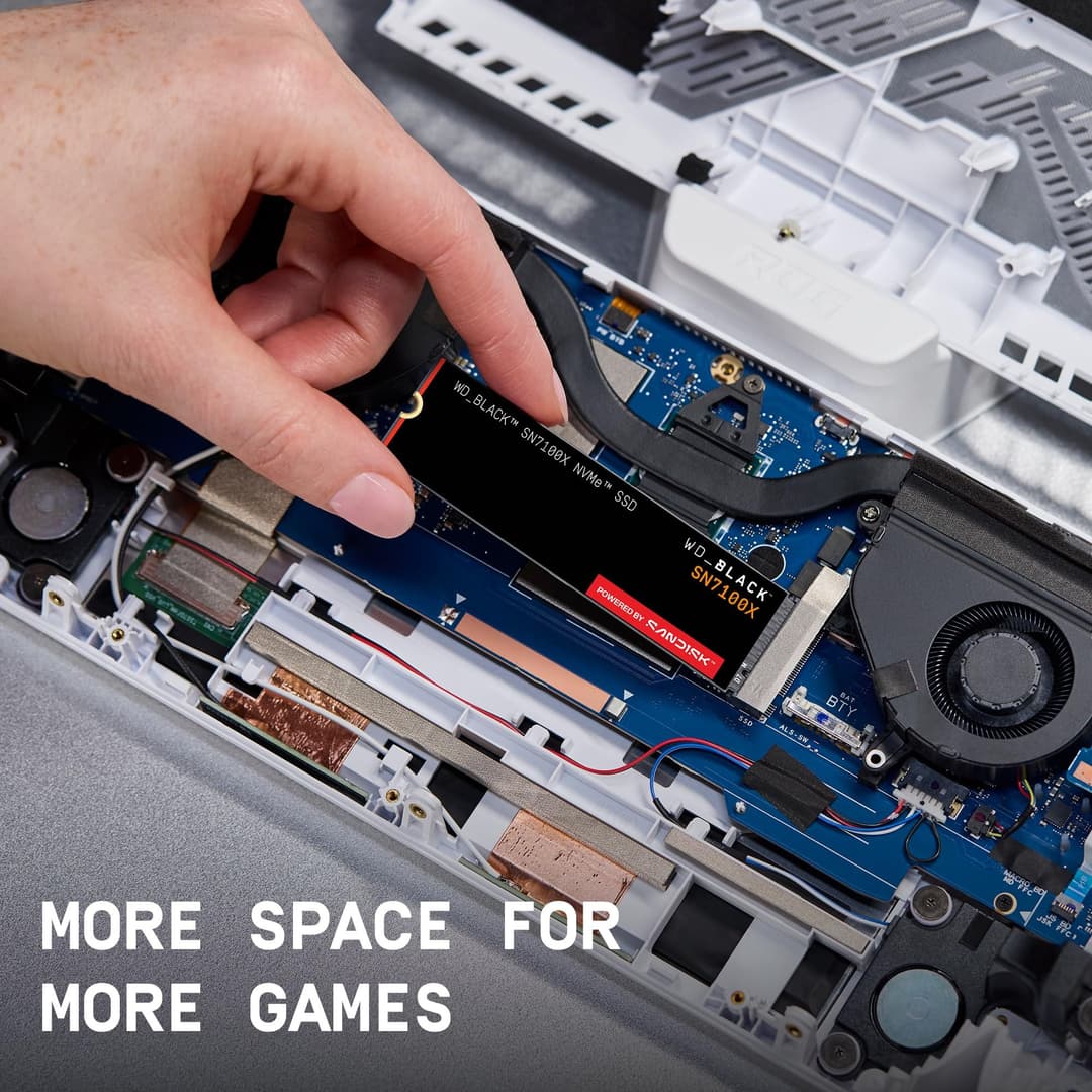 SanDisk WD_BLACK SN7100X NVMe SSD 2TB - Black - Image 4