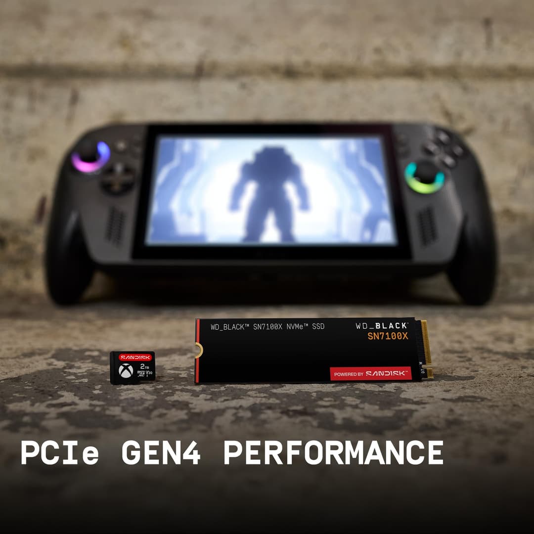 SanDisk WD_BLACK SN7100X NVMe SSD 2TB - Black - Image 7
