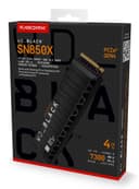 Western Digital WD_BLACK SN850X NVMe SSD 4 TB with Heatsink (M.2 2280, PCIe Gen4) thumbnail 3