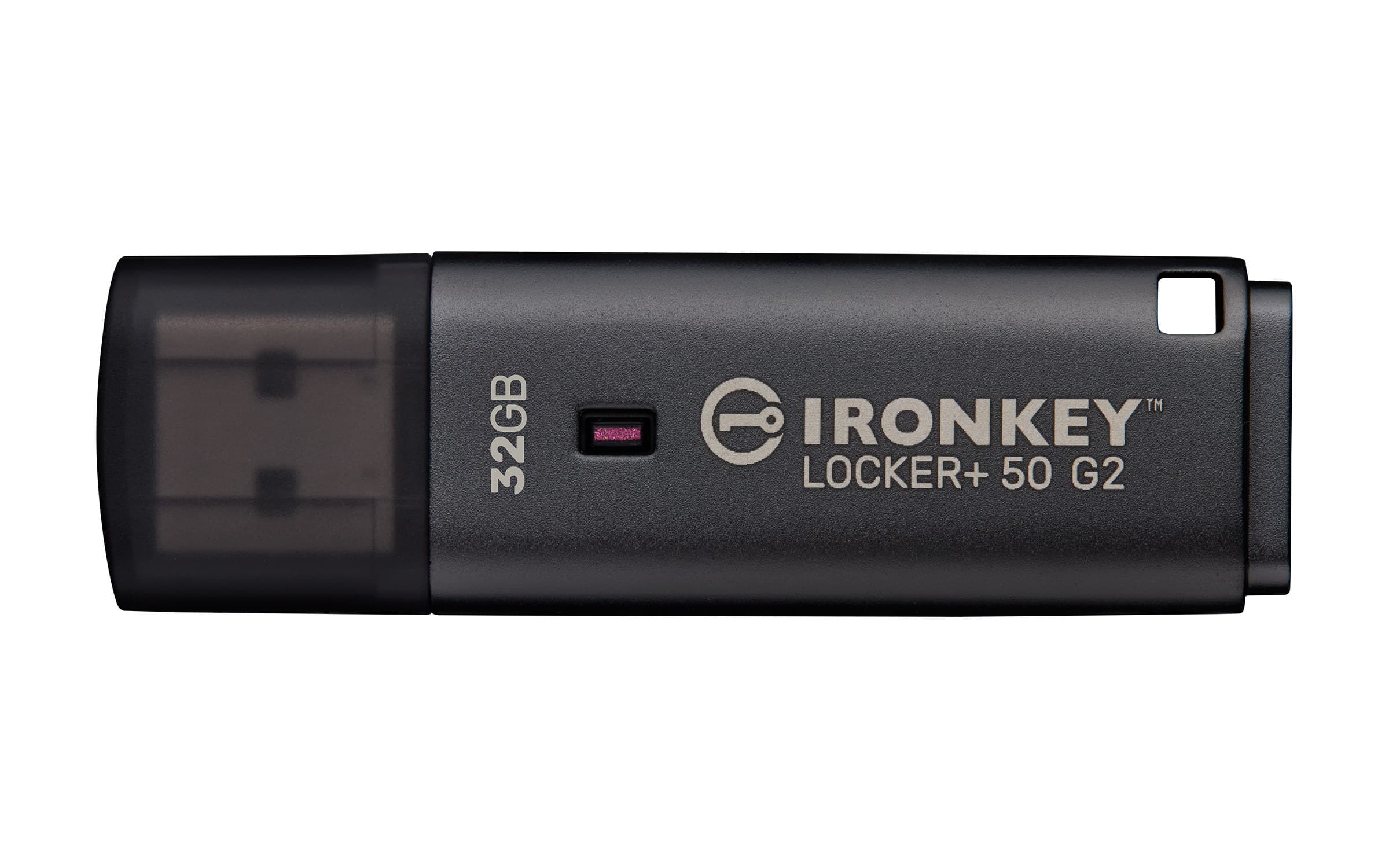 Kingston Technology IronKey Locker+ 50 G2 32GB Encrypted USB Flash Drive, FIPS 197, AES-256