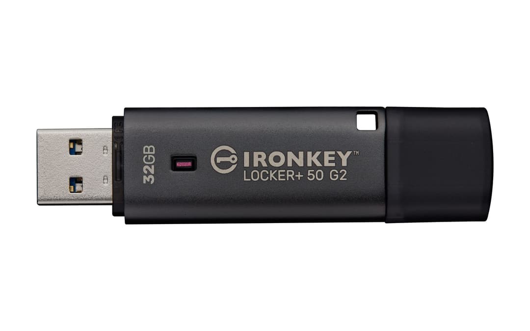Kingston Technology IronKey Locker+ 50 G2 32GB Encrypted USB Flash Drive, FIPS 197, AES-256 - Image 2