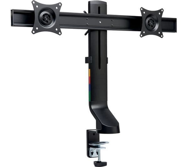 KENSINGTON SmartFit Space-Saving K55513WW Dual Arm Tilt & Swivel 27" Monitor Desk Mount - Image 1
