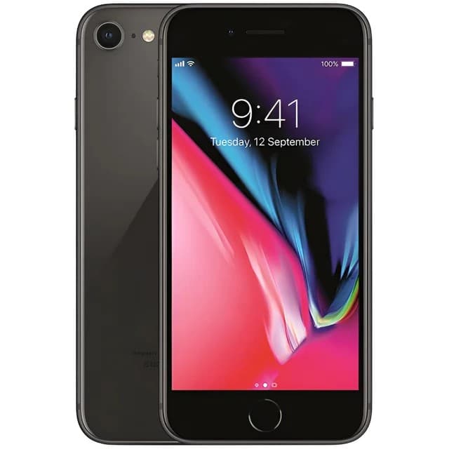 Apple iPhone 8 Mobile Phone, 64GB - Black