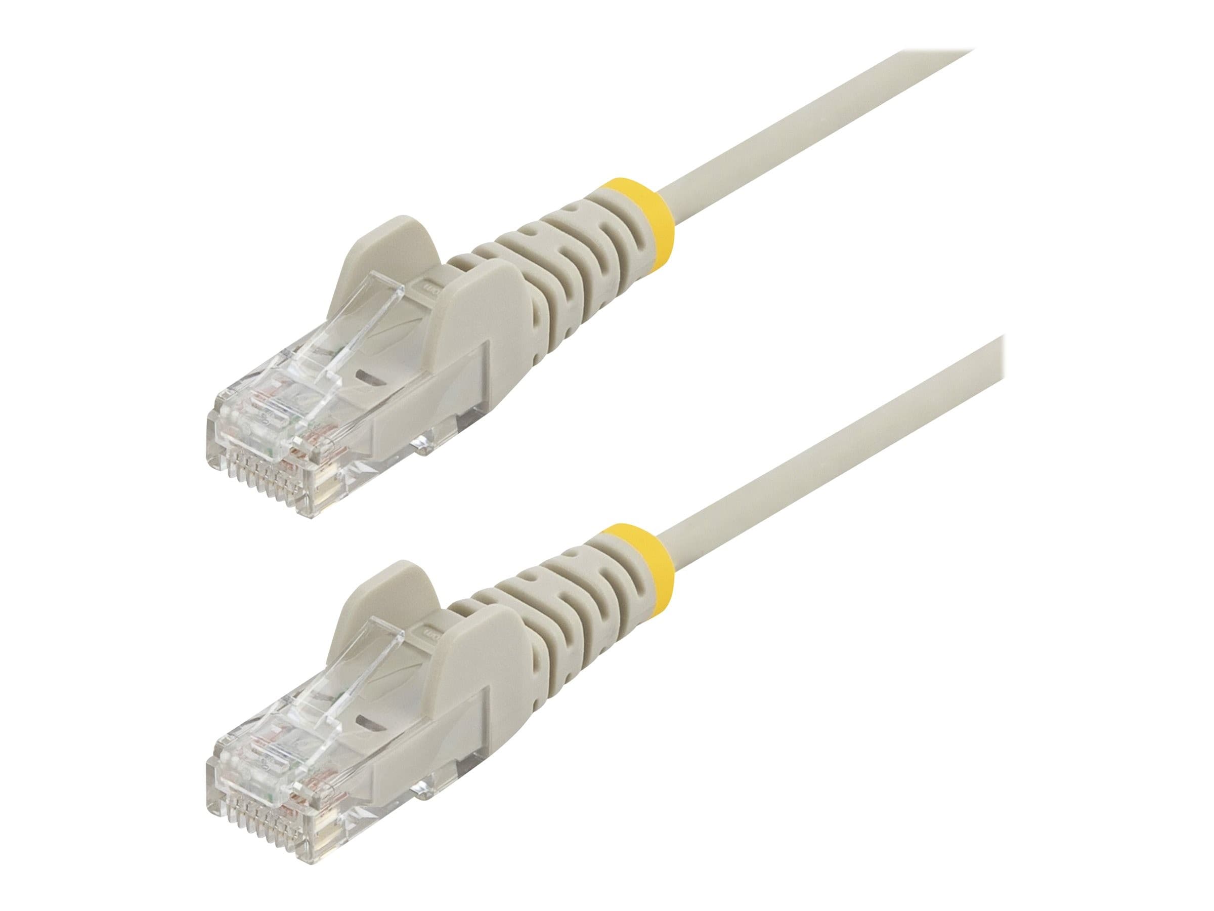 StarTech Slim LSZH CAT6 Snagless Patch Cable 2m - Grey (N6PAT200CMGRS)