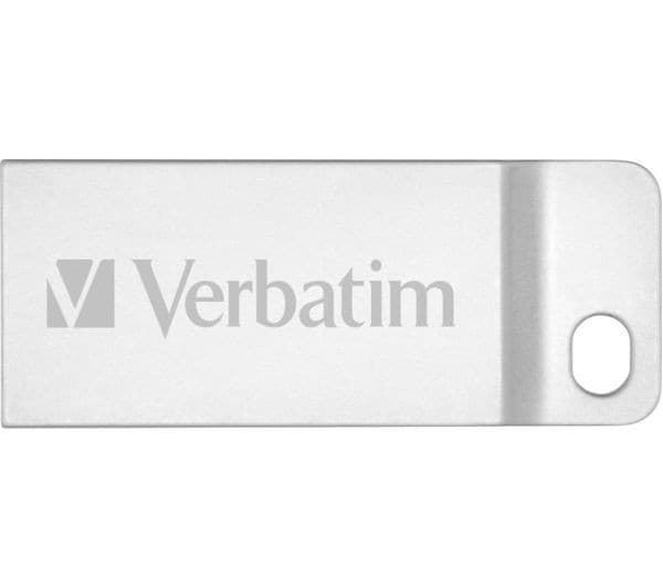 VERBATIM Metal Executive USB 2.0 Memory Stick - 64 GB, Silver