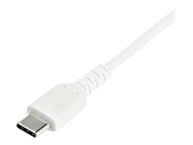 StarTech RUSB2AC1MW Rugged USB-A to USB-C Cable 1m White USB 2.0 480Mbps 3A - Image 3