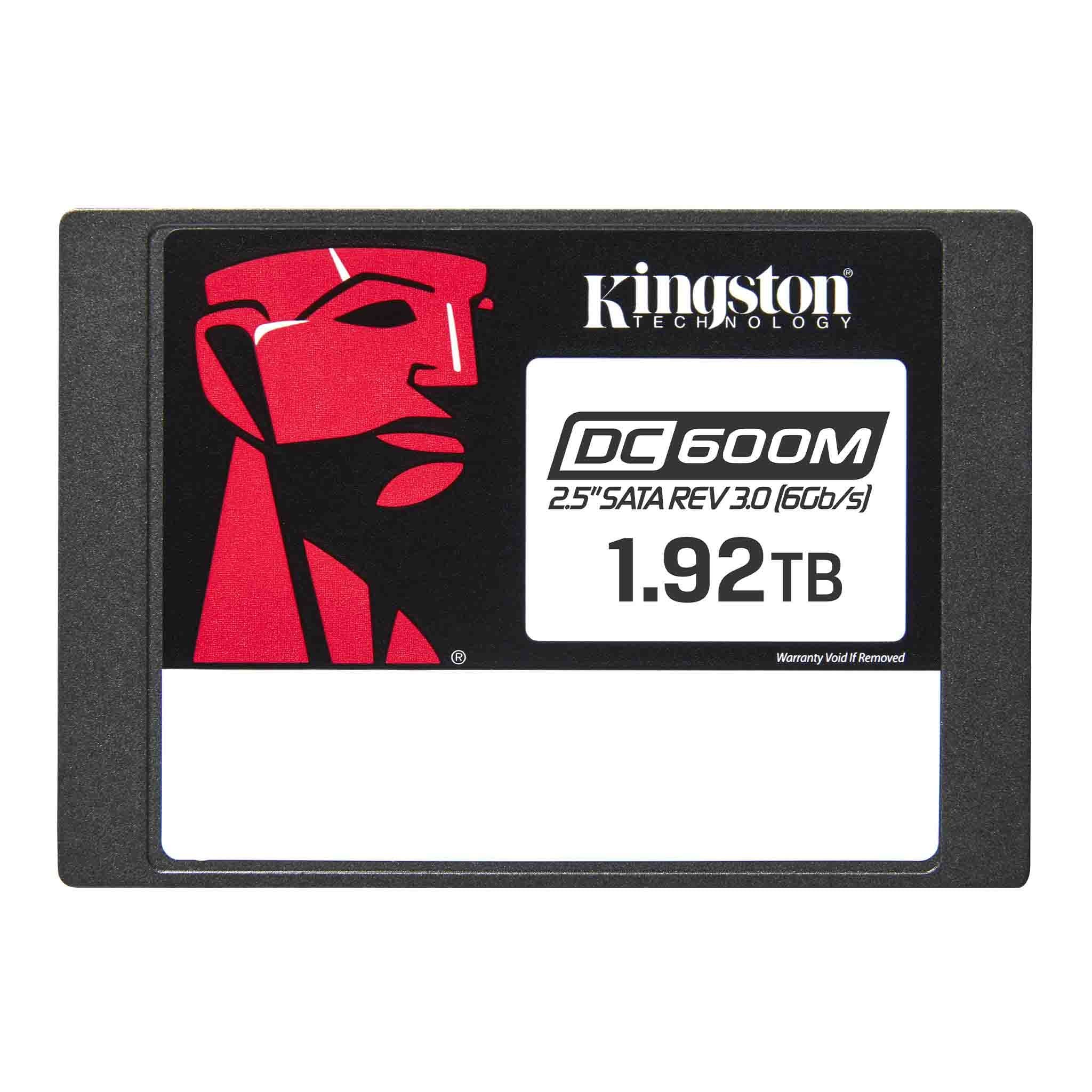 Kingston Technology DC600M 2.5" 1.92 TB Serial ATA III 3D TLC NAND Enterprise Mixed-Use SATA SSD (SEDC600M/1920G)