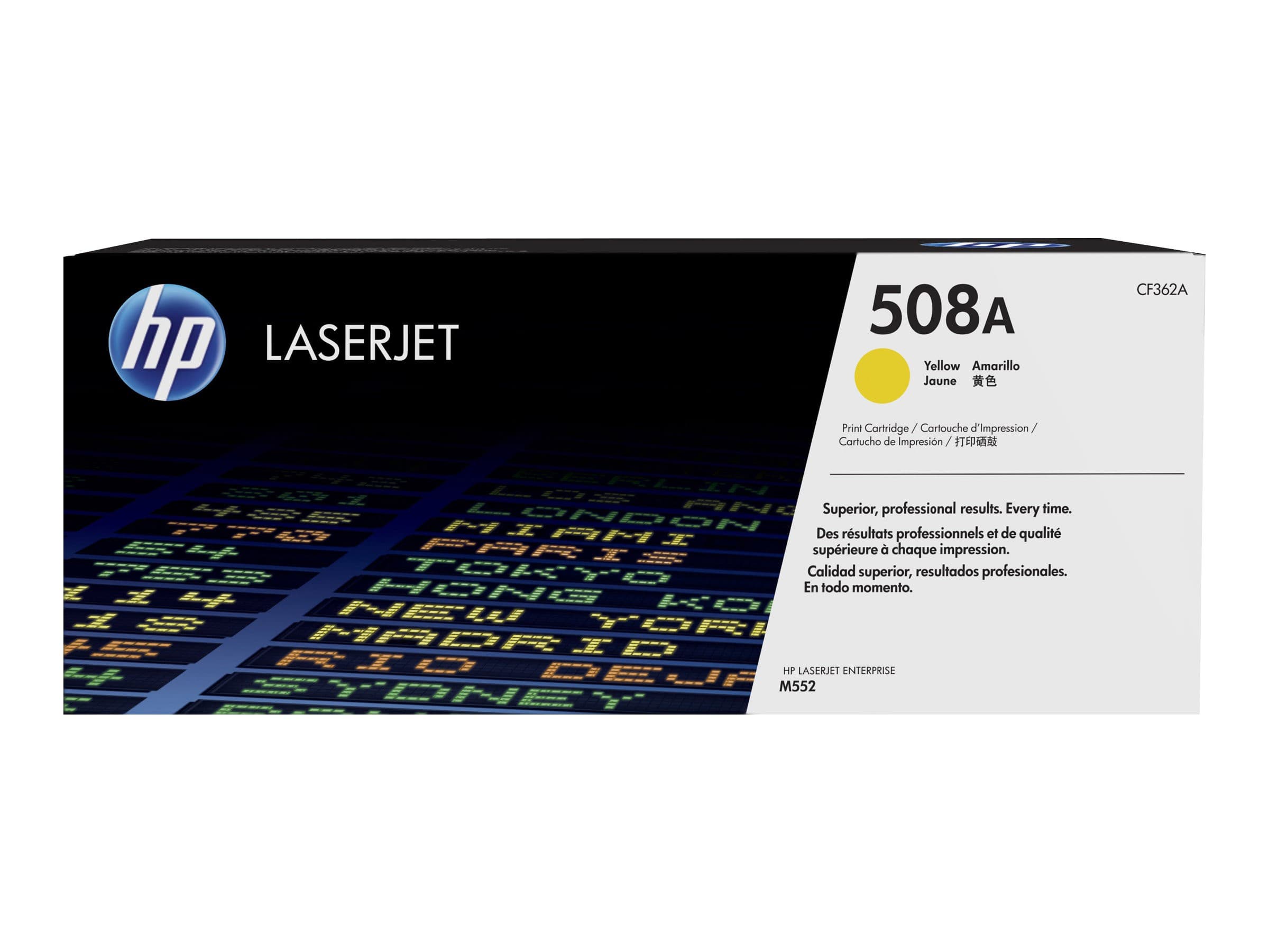 HP 508A - yellow - original - LaserJet - toner cartridge (CF362A)