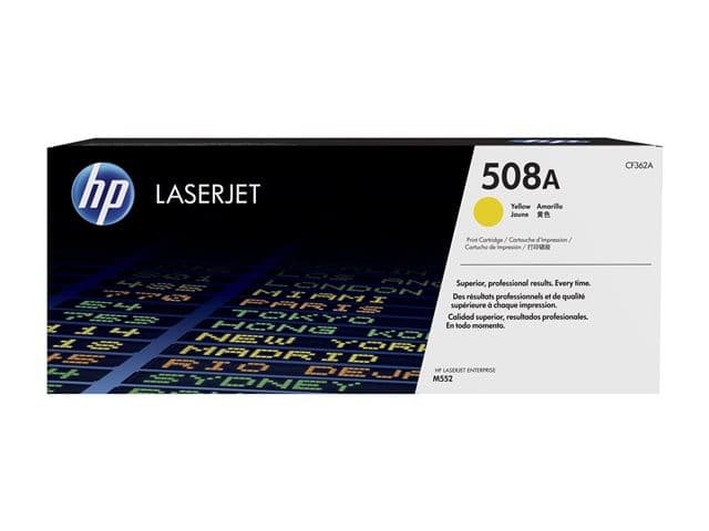 HP 508A - yellow - original - LaserJet - toner cartridge (CF362A) - Image 2