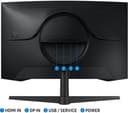 Samsung Odyssey G5 G55C 27" QHD 165Hz 1000R Curved VA Gaming Monitor - Black (LS27CG552EUXXU) thumbnail 2