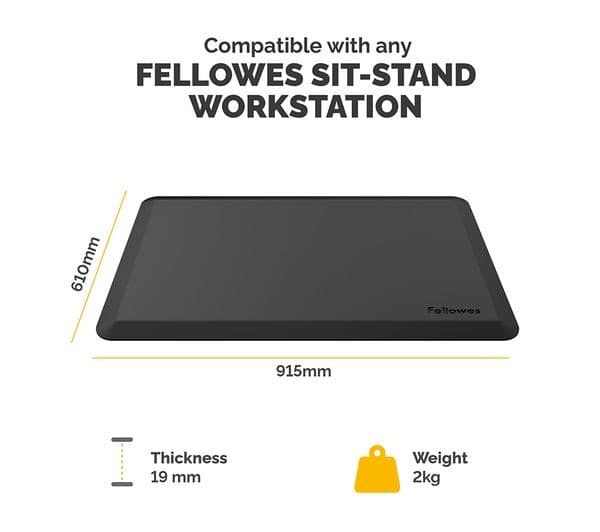 FELLOWES Wellness Sit-Stand Mat - Image 3