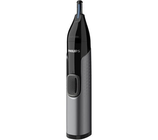 PHILIPS Series 3000 NT3650/16 Wet & Dry Nose, Ear & Eyebrow Trimmer - Black - Image 2